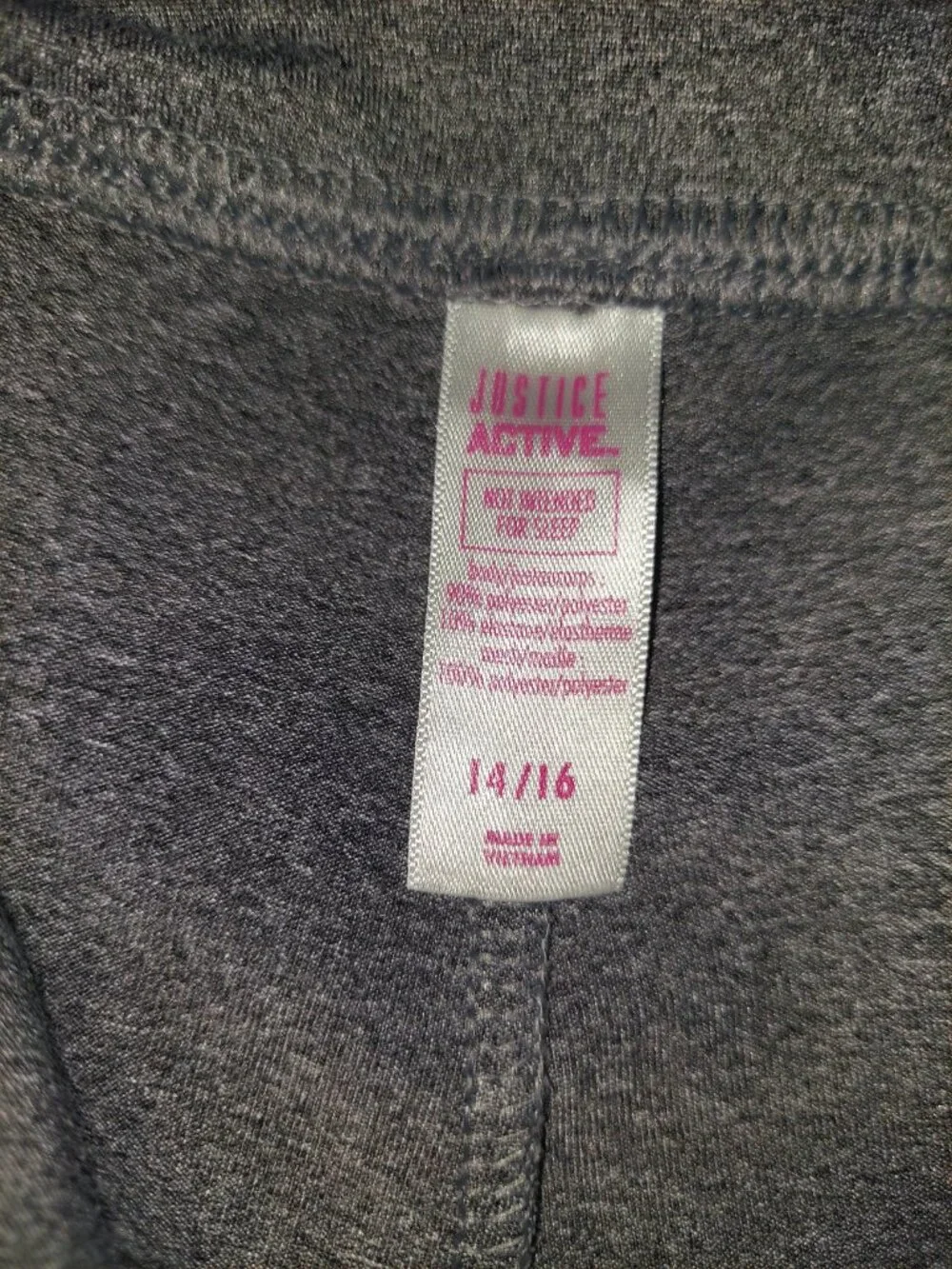 Justice Grey Shorts Child 14/16